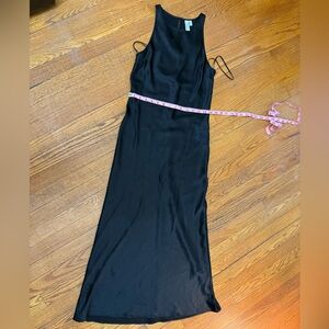 & Other Stories Black Backless Dress